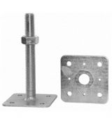 110/110 - M24x250/4 s vrchnou voľnou doskou 110x110 (1ks)