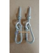 Hojdačkový hák M12x230 Zn kyvný