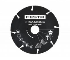 Kotúč rezný univerzálny karbidový 125x1mm FESTA