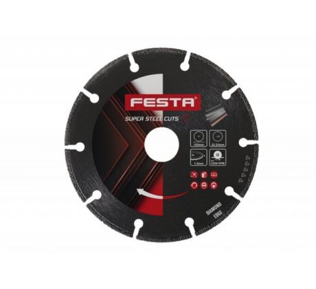 Kotúč diamantový na kov 230x2mm FESTA