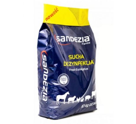 Dezinfekcia suchá 10kg SANDEZIA, pre hospodárske zvieratá