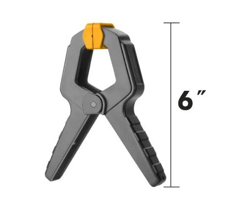 Svorka štipec plast rozteč 67mm  6"/150mm INGCO