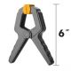 Svorka štipec plast rozteč 67mm  6"/150mm INGCO