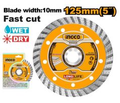 Kotúč diamantový o125x22,2 mm TURBO INGCO