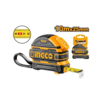 Meter 10m/25mm SELFLOCKER  INGCO zvinovací