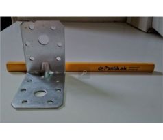 Uholník 172x105x90x3 s prelisom KPW Zn